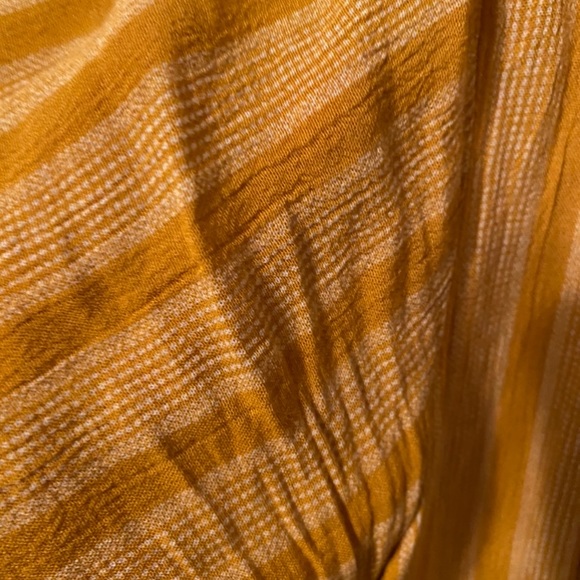 Forever 21 Striped Yellow Crop Top - Picture 3 of 5